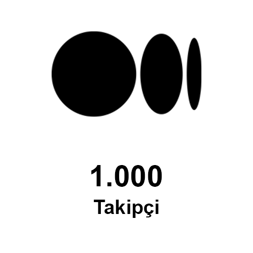 1.000 Takipçi