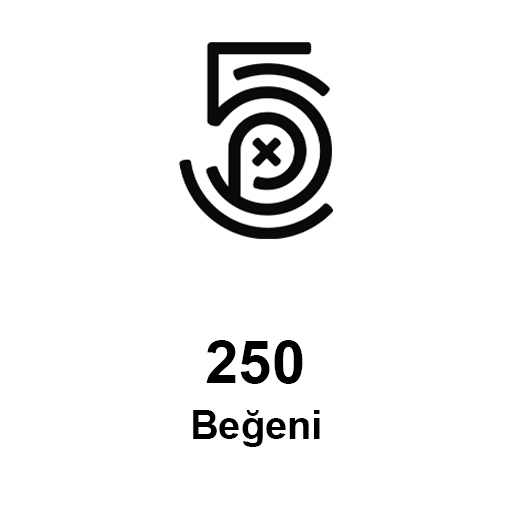 250 Beğeni