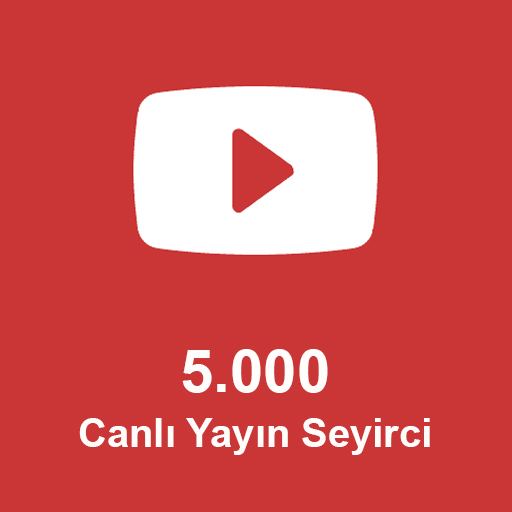 5.000 Canlı Yayın Seyirci