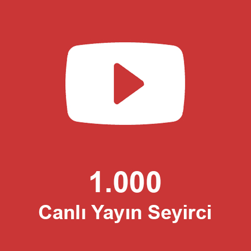 1.000 Canlı Yayın Seyirci