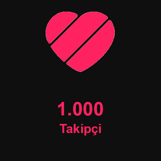 1.000 Takipçi