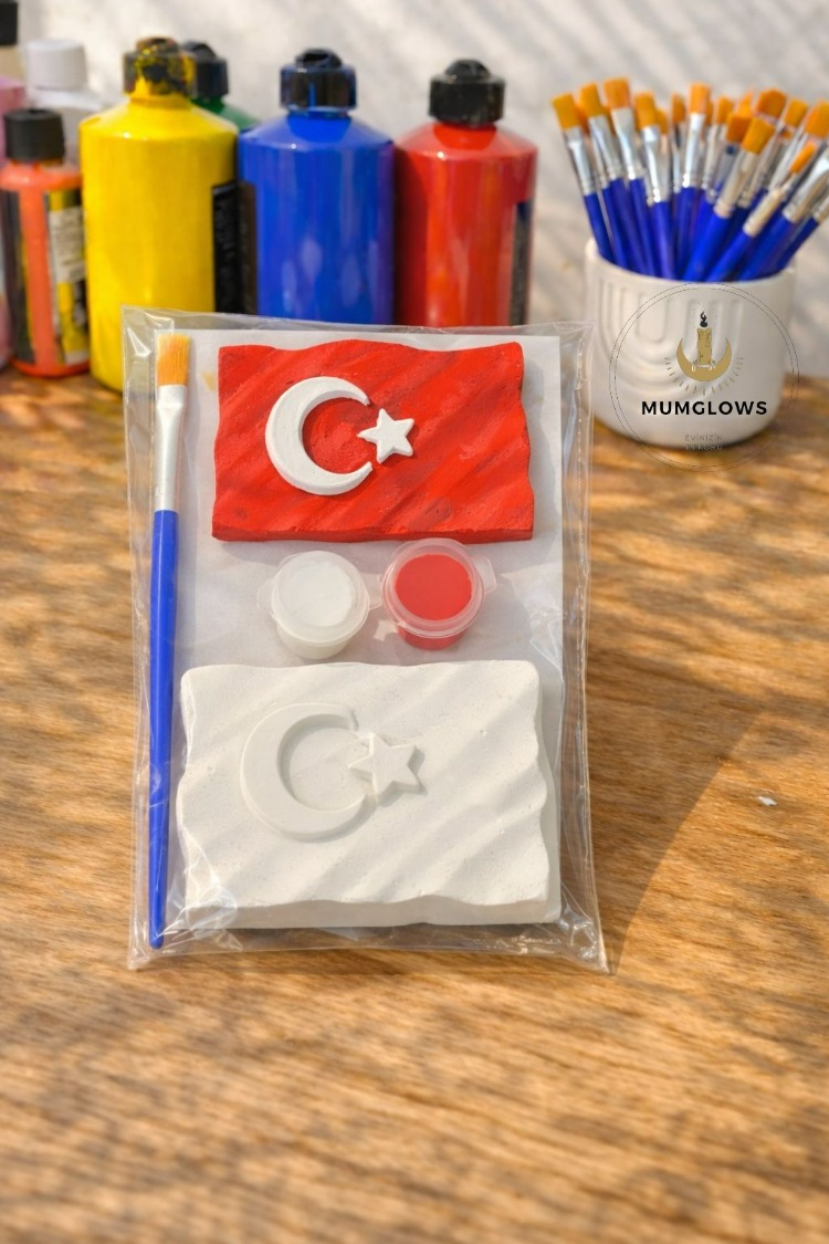Türk Bayrak Boyama Seti
