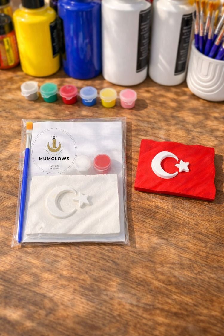 Türk Bayrak Boyama Seti