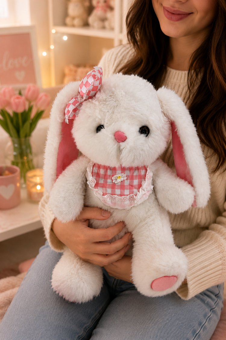 SEVİMLİ PELUŞ TAVŞAN ( 40 cm )