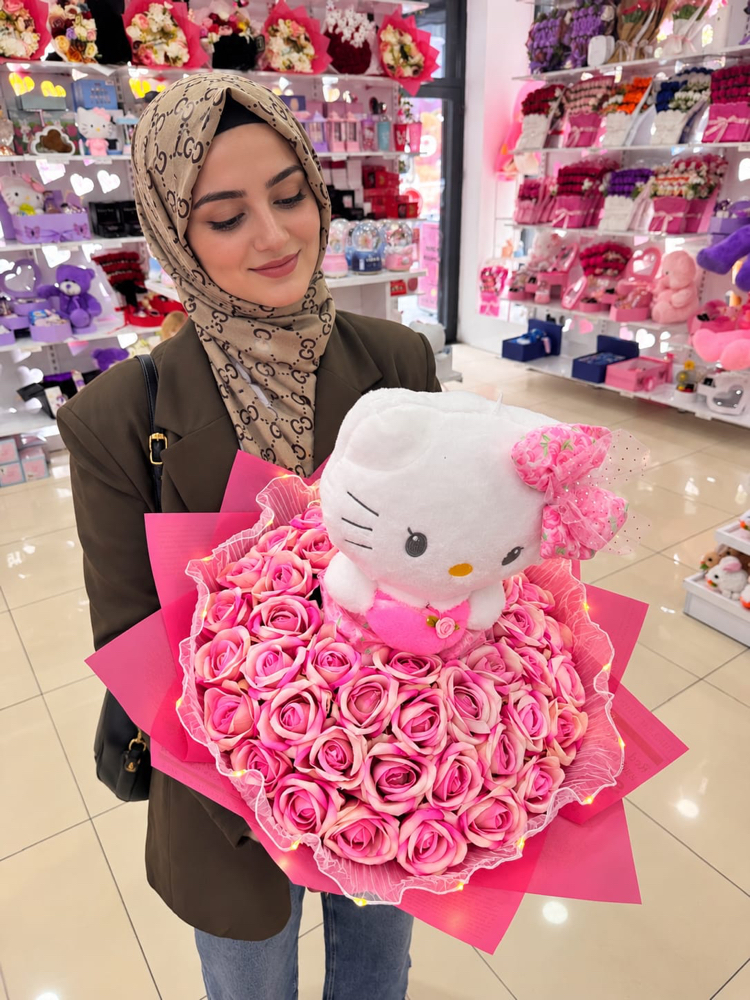 BÜYÜK BOY HELLO KİTTY BUKET