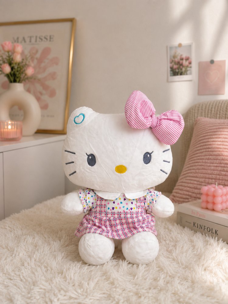 ELBİSELİ HELLO KİTTY TATLIŞ PELUŞ 30 CM