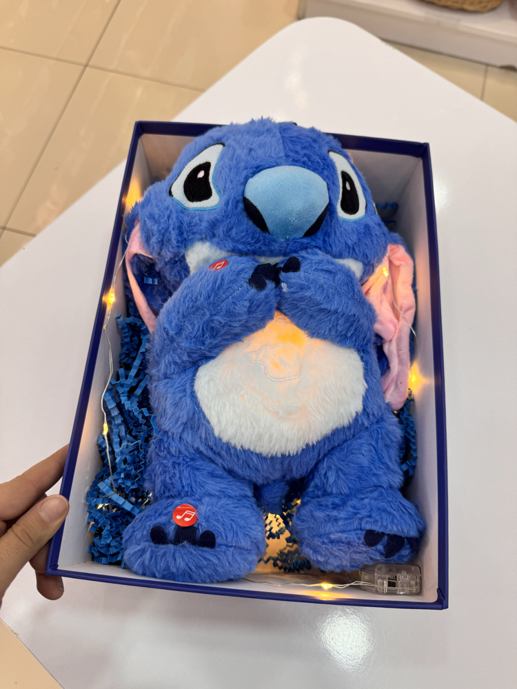 BÜYÜK BOY NEFES ALAN STİTCH ( 35 CM )