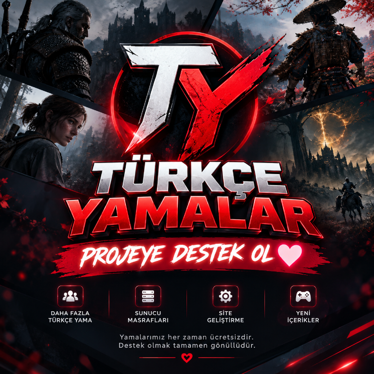 Türkçe Yamalar Projesine Gönüllü Destek