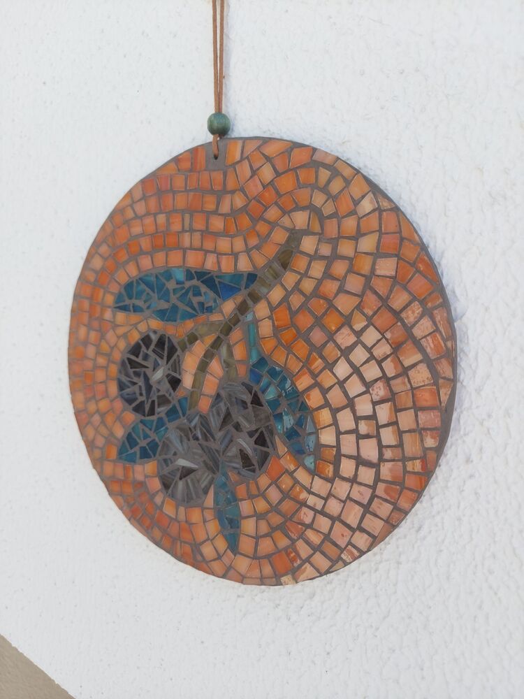 20cm Zeytin Mozaik Duvar Süsü