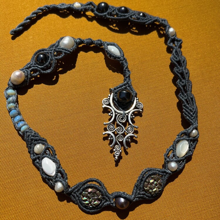 MACRAME HAIRWRAP