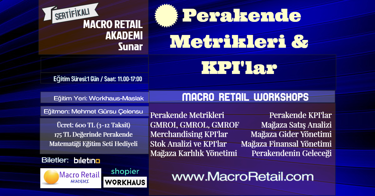 Perakende Metrikleri ve KPI'lar Online Eğitimi
