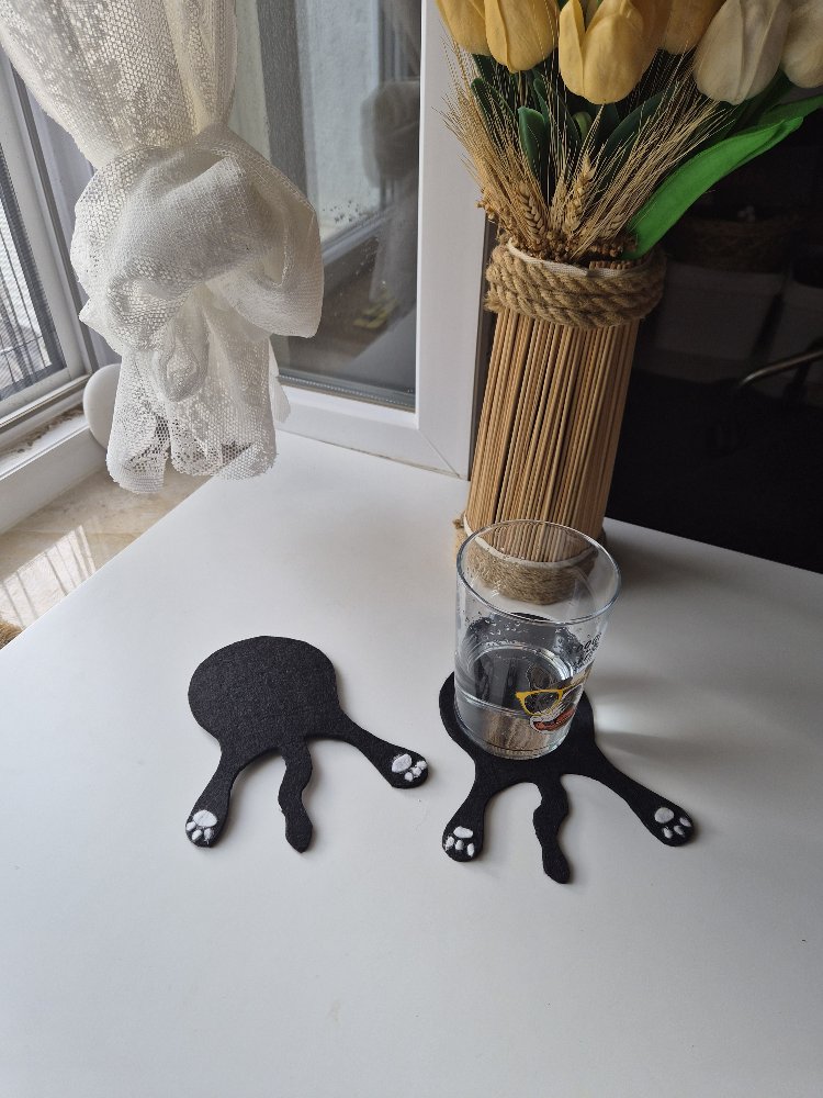2li Keçe Bardak Altlığı