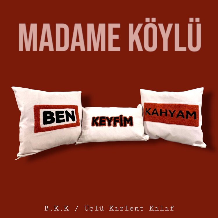 3’Lü Kırlent Kılıf