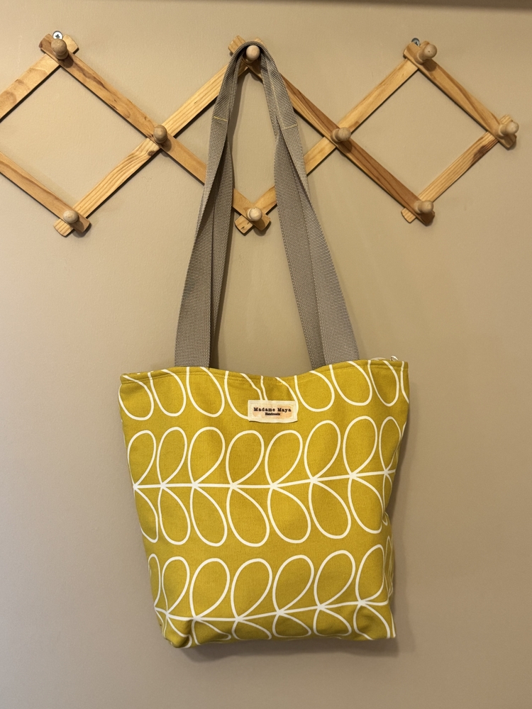 Hardal shopper çanta 
