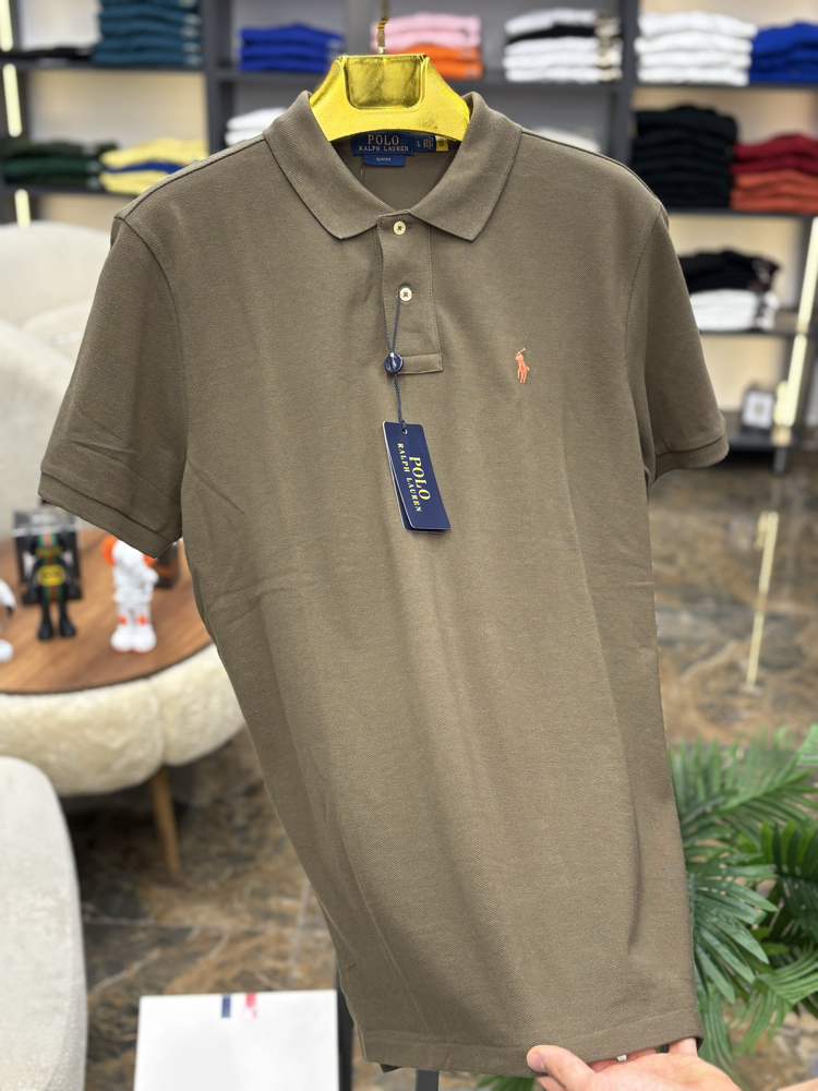 PRL - Polo Yaka Zeytin Yeşili