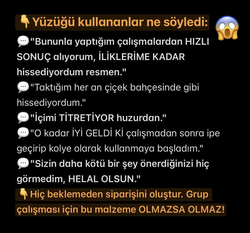 KÂİNAT YÜZÜĞÜ • Hızlı sonuç içerir