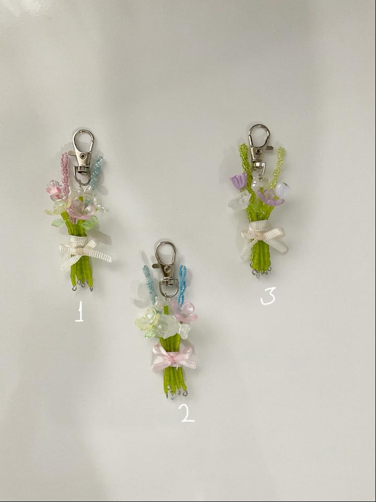 Flower bouquet Keychain