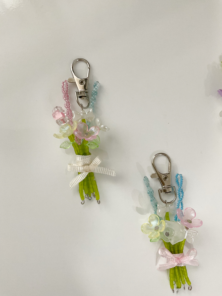 Flower bouquet Keychain