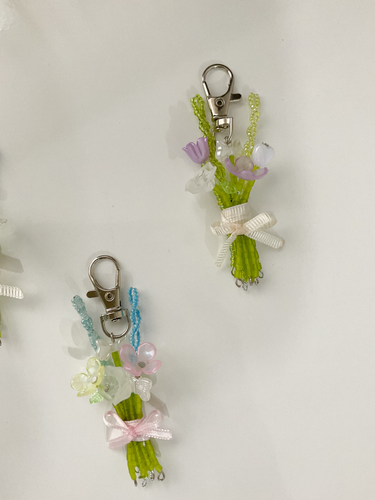 Flower bouquet Keychain