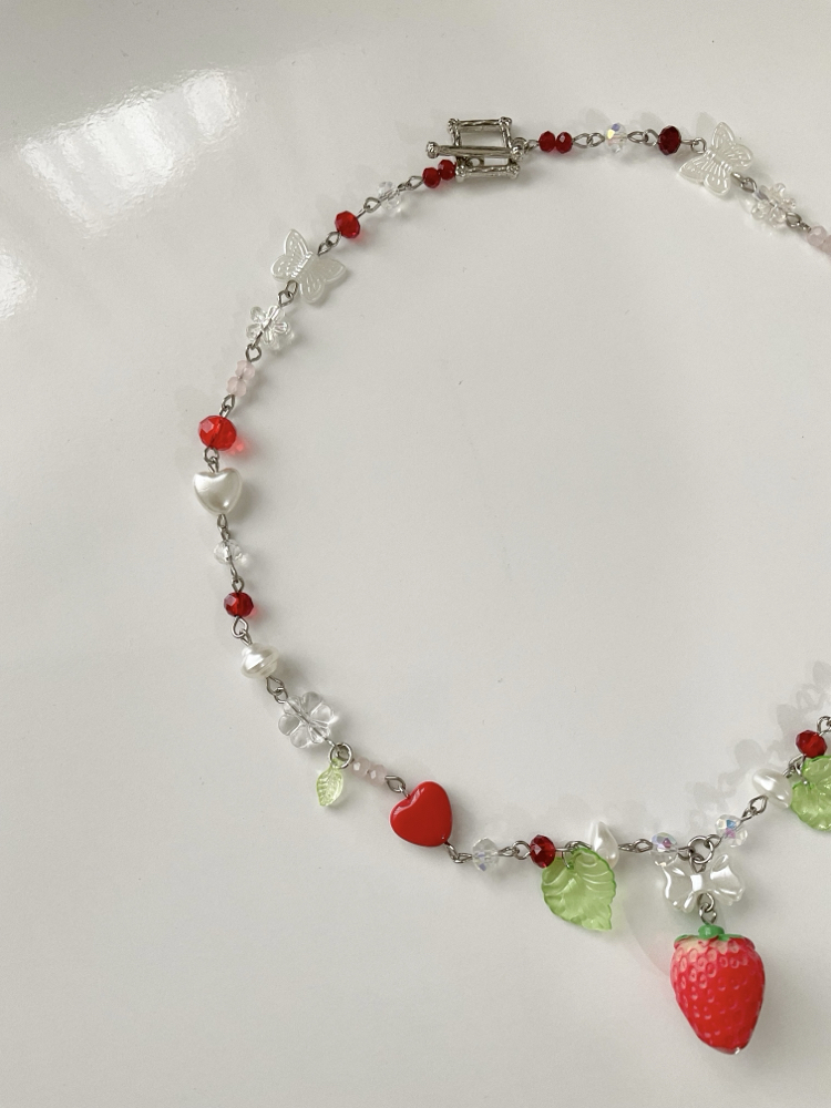 Strawberry necklace