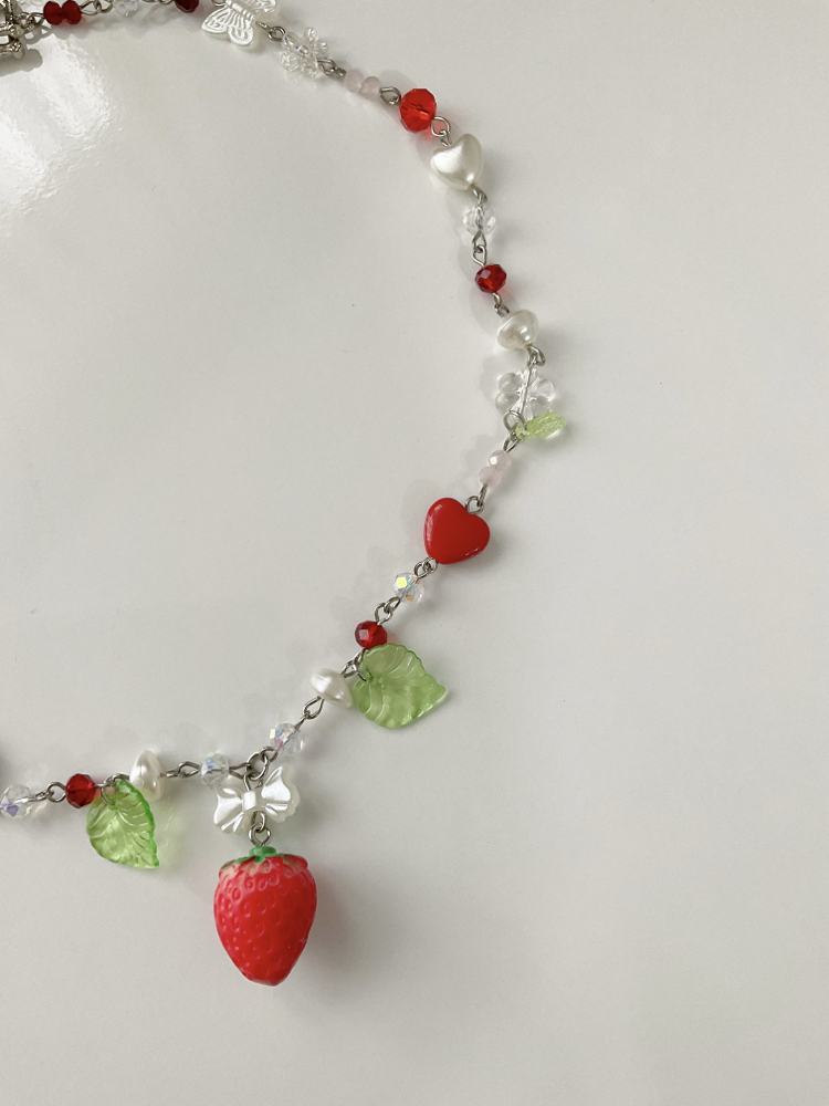 Strawberry necklace