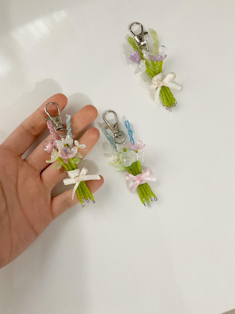 Flower bouquet Keychain