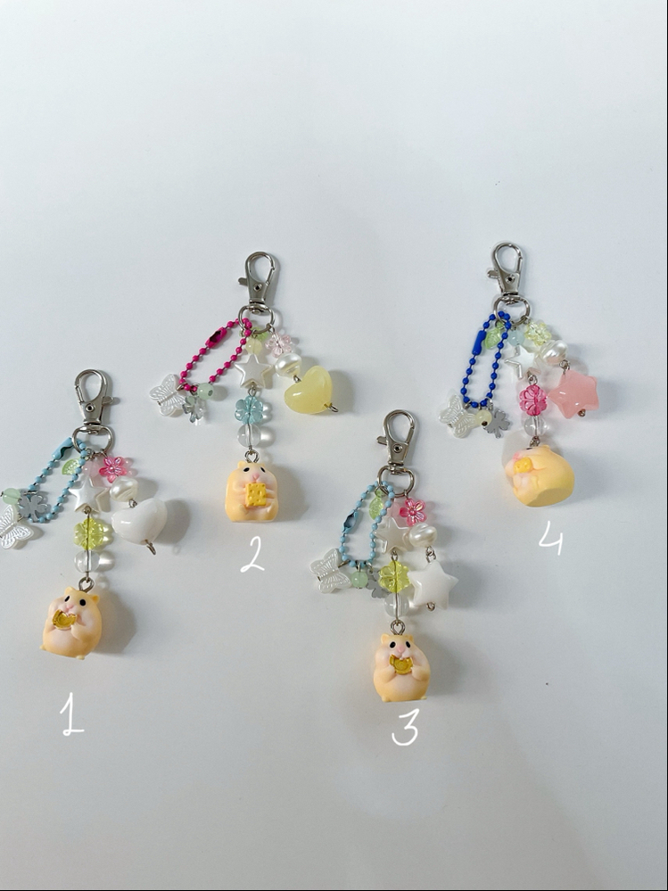 Hamster keychain