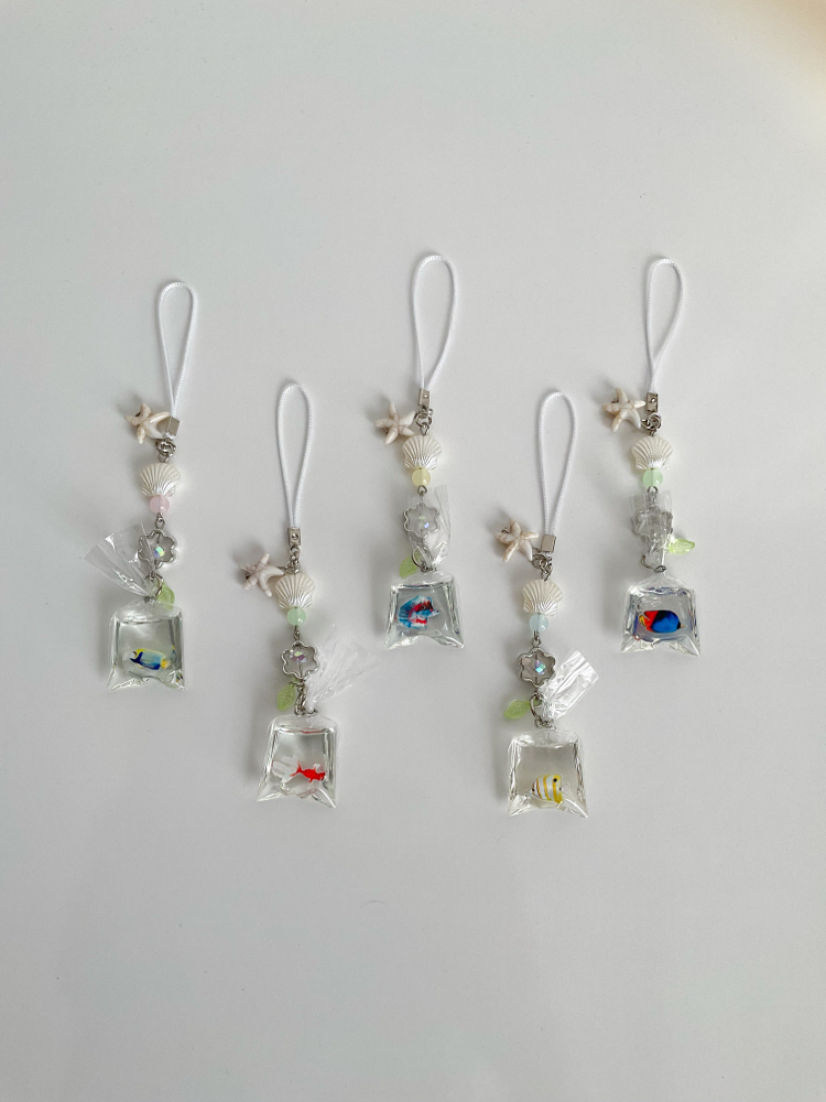 Fish bag trinket 