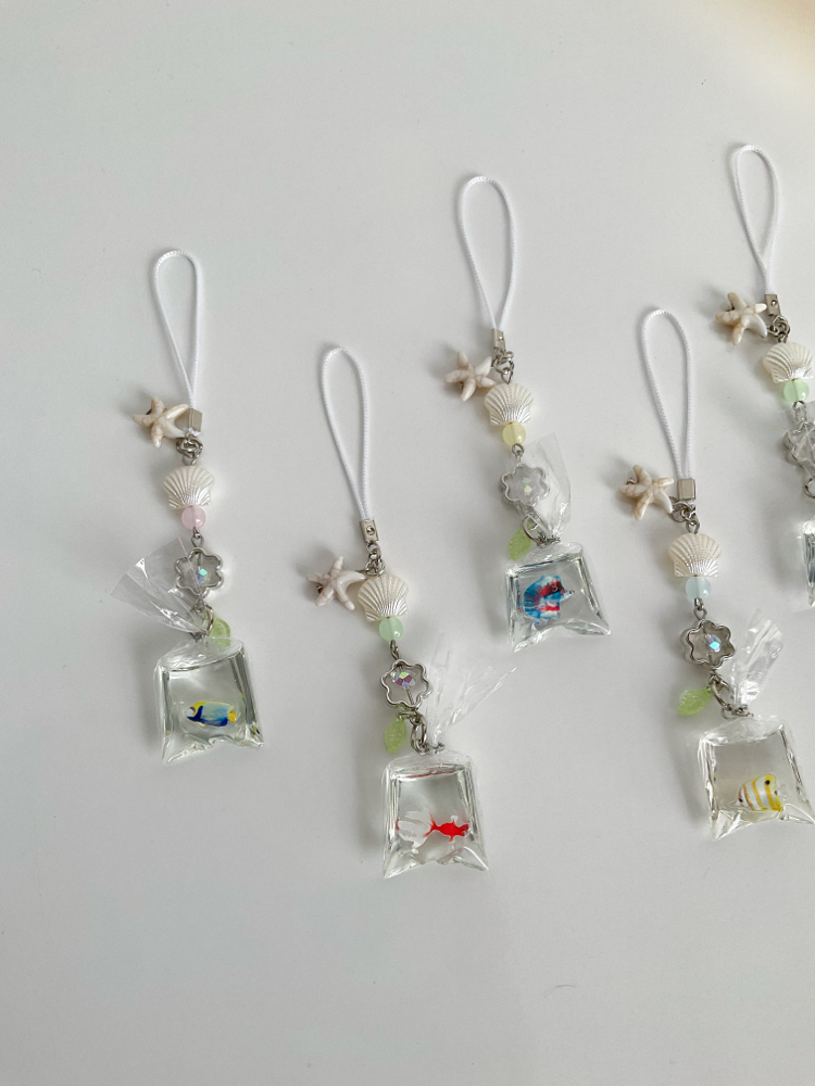 Fish bag trinket 