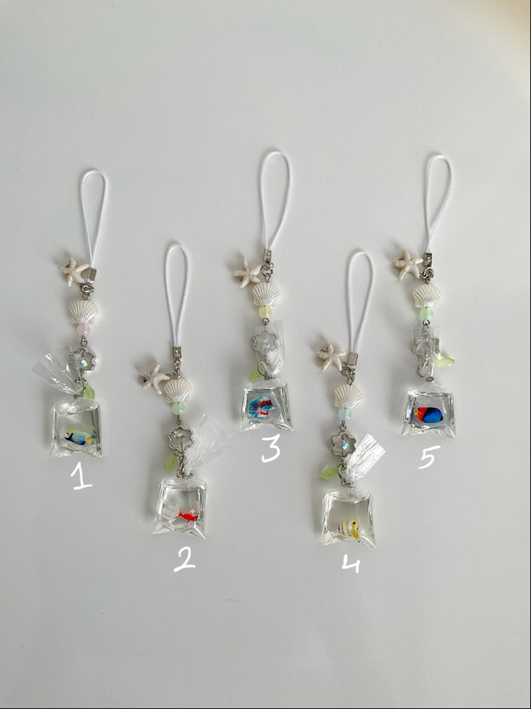Fish bag trinket 