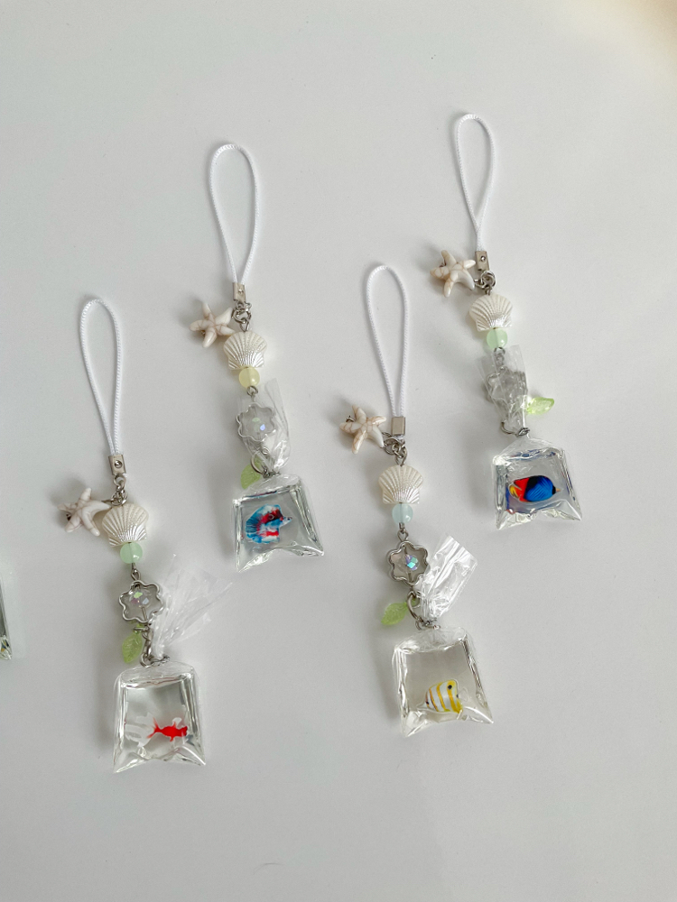 Fish bag trinket 