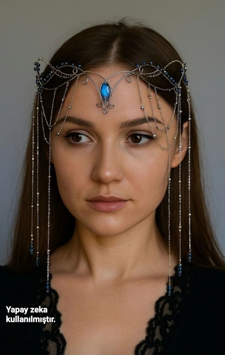 Lacivert Arwen Tacı
