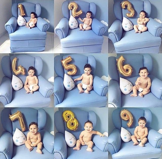 12 Aylık Bebek Gelişim Magnet Seti
