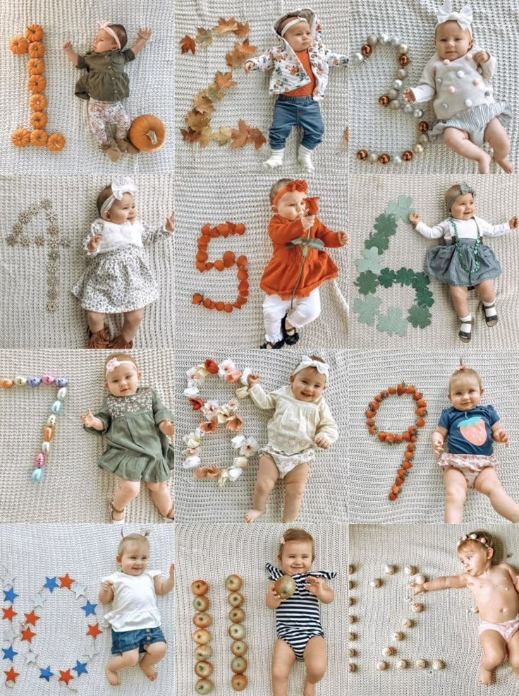 12 Aylık Bebek Gelişim Magnet Seti