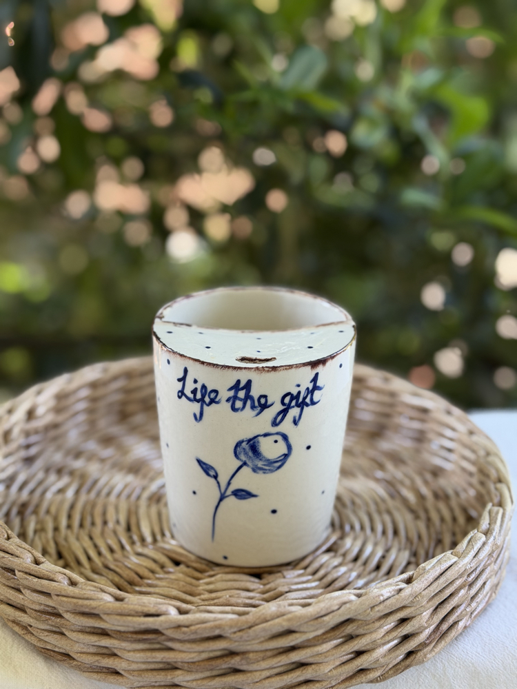 Iced coffee cup