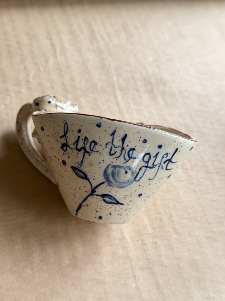 Vintage Rose Cup (bej)
