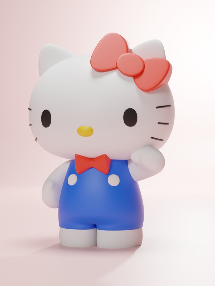 Standart Hello Kitty Figürü