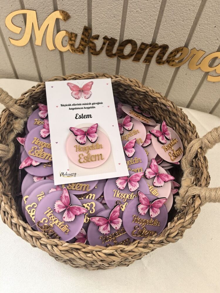 Kelebek figürlü magnet