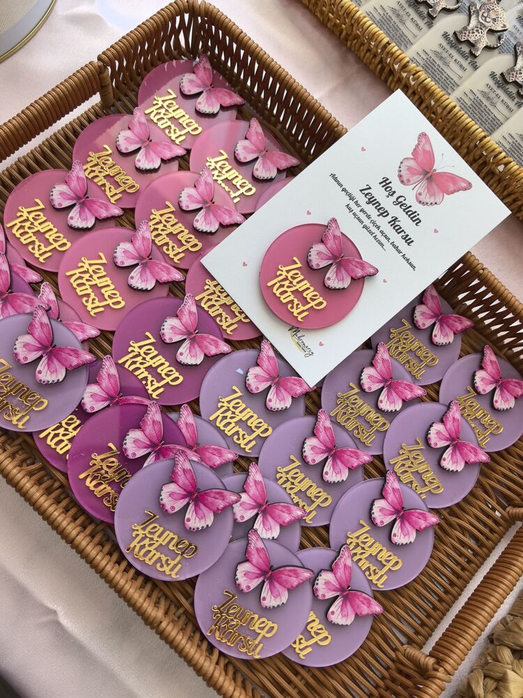 Kelebek figürlü magnet