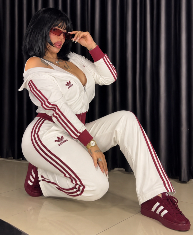 Bordo beyaz Adidas 