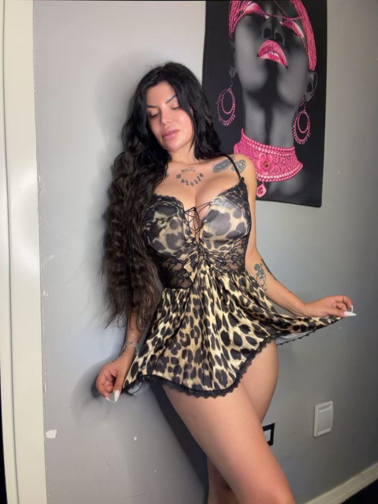 Seksi mini dantelli elbise