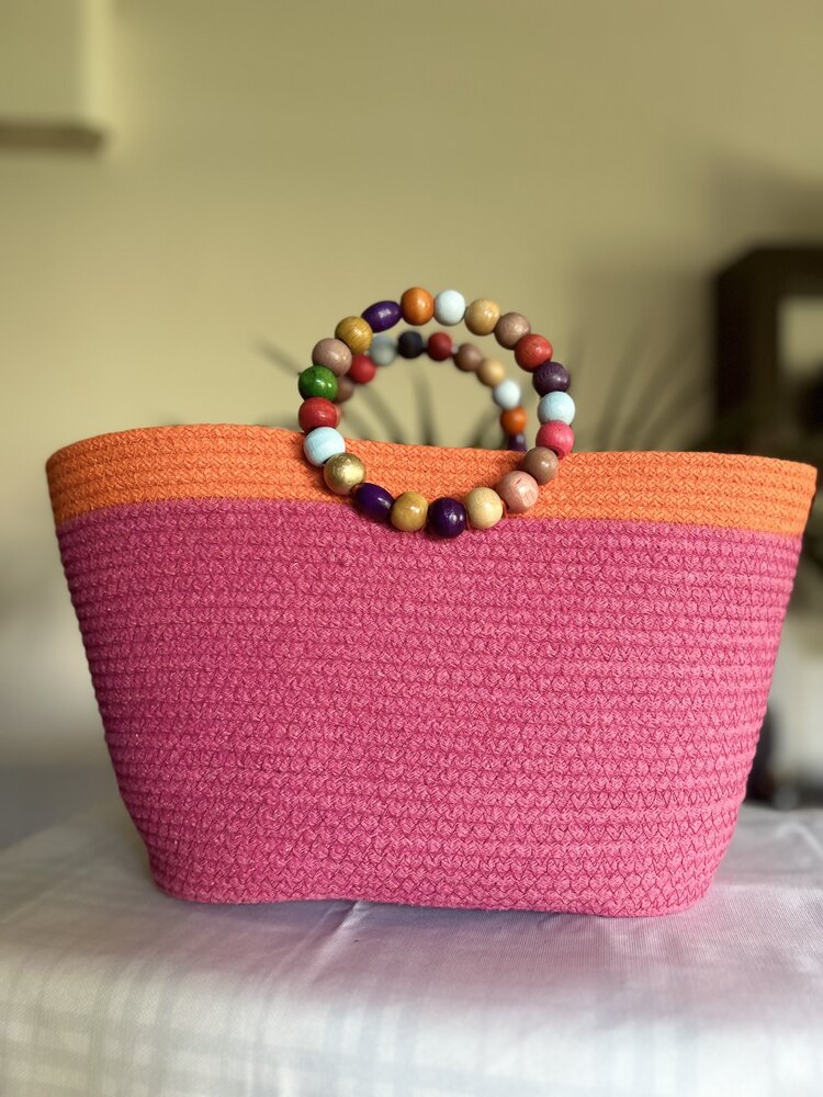 Turuncu Pembe Çanta