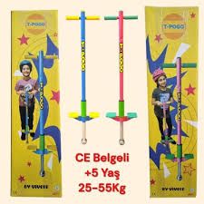 T-pogo zıplayan çubuk (pembe mavi)