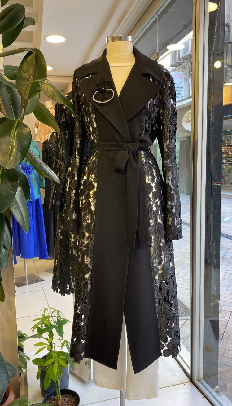 Orhan store dantel trenç