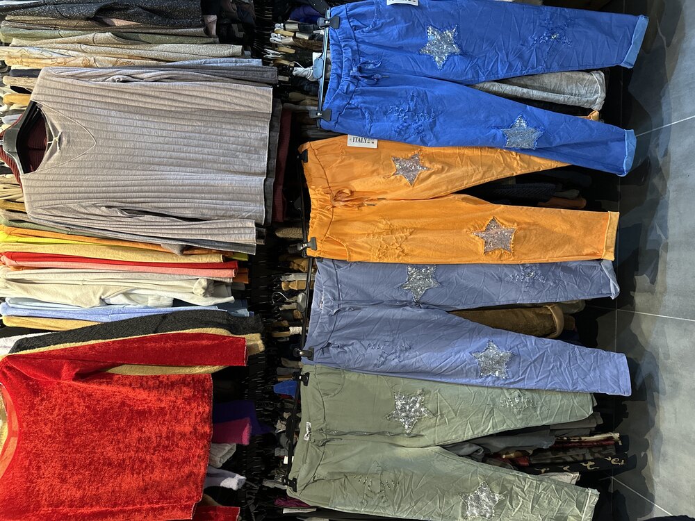 Full Likralı Yıldız Payetli Pantolon