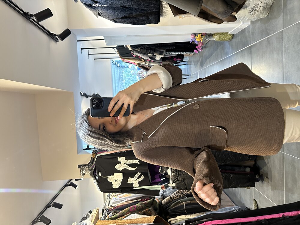İtalyan Scuba Blazer Ceket