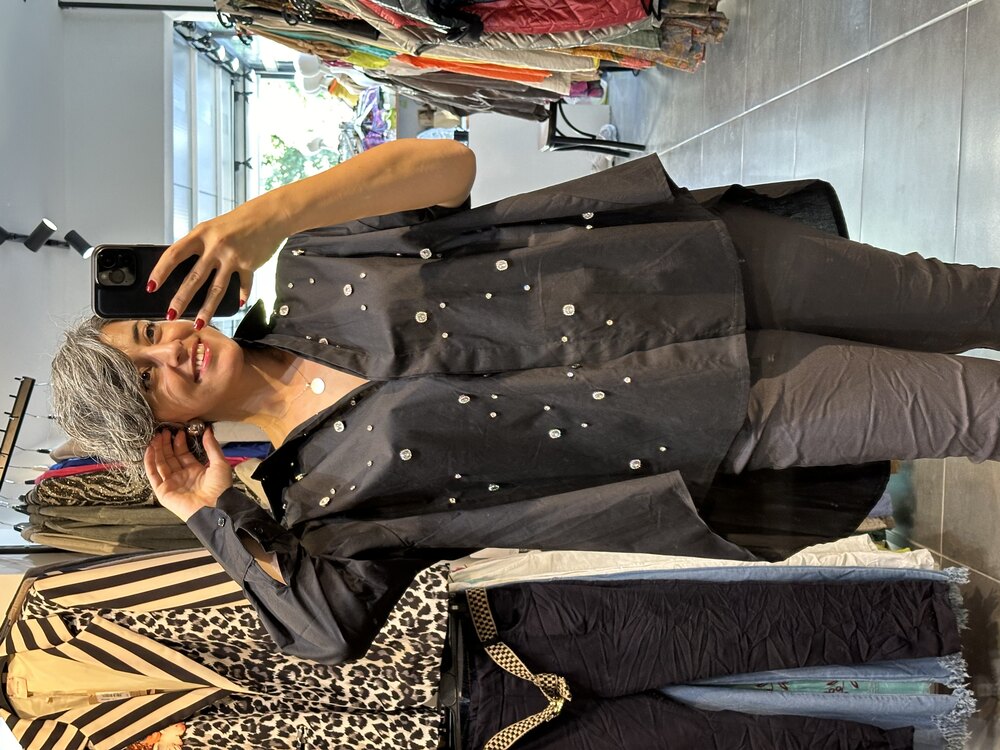 İtalyan Tasarım Oversize Koton Gömlek