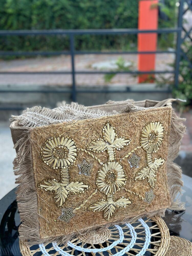 Otantik Hasır Çanta