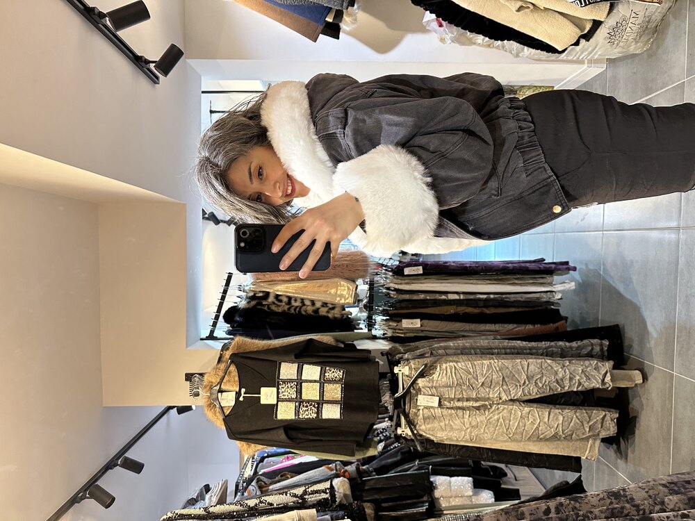 Kürklü Kot içi Peluş Mont Ceket