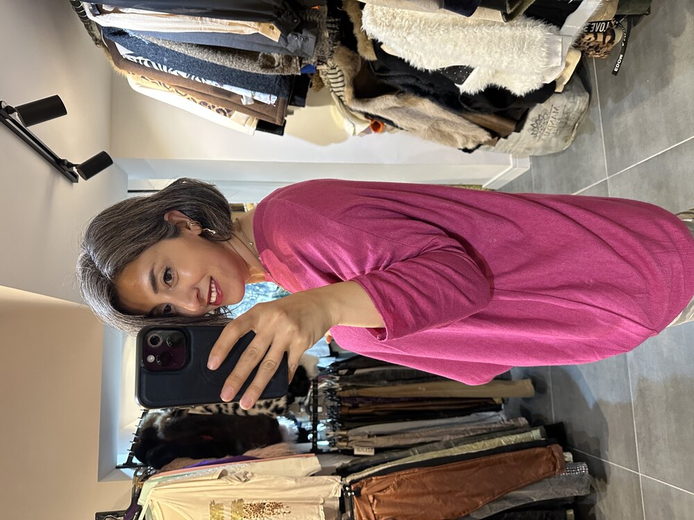 Kolyeli Angora Oversize Bluz